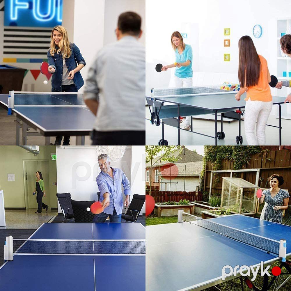 Tənzimlənən Portatif Geri Çəkilə Bilən Stolüstü Plastik Tennis Toru — İdman, hobi, istirahət, Bakı (5)