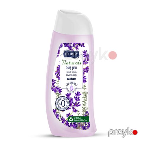 Hobby Naturals Kəklikotu Ekstraktı və Lavanda Yağı Rahatlaşdıran Duş Geli 450 ML Hobby Naturals Relax Duş Jeli — Bakı
