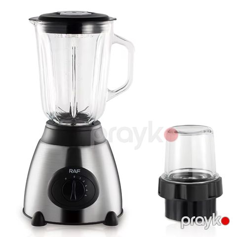 RAF R.367 Çoxfunksiyalı Yüksək Keyfiyyətli Blender 1000W Üyüdücü Başlıqla Böyük Tutumlu Blender 1.5L — Bakı