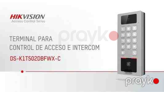 Giriş nəzarəti Hikvision DS-K1T502DBWX-C — Təhlükəsizlik sistemləri, Bakı (2)