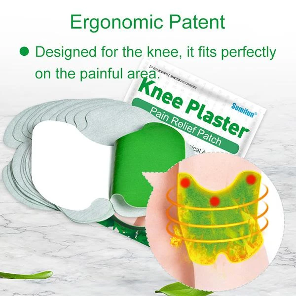 Diz oynağı üçün ağrı kəsici 12 ədəd plastr paketdə Knee Plaster Sumifun — Mallar, Bakı (3)