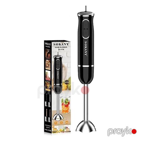 Sokany SK-1726 Çoxfunksiyalı Əl Blenderi Funksional 2 Sürətli Mətbəx Blenderi 300W — Bakı