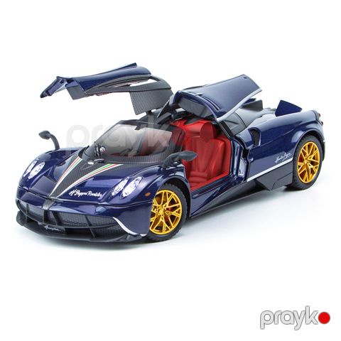 Avtomobil Die Cast Pagani Huayra 1:32 miqyaslı ölçüdə, 6 yaş, göy — Bakı