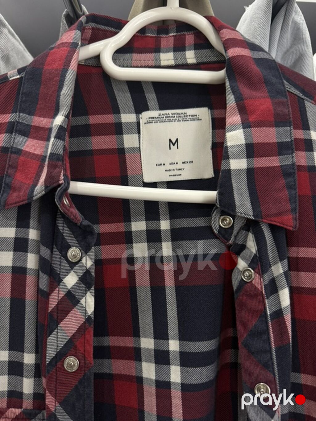 Zara Woman köynəyi – Premium Denim Collection - Ölçü: M - Naxış — Köynək, Bakı (2)