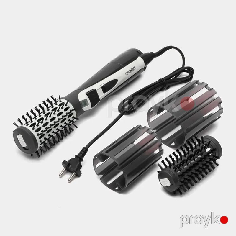 Fen Fırçası Cronier CR-6833 1000 W Gücündə Bənövşəyi Rengli Fırlanan Başlıqlı 3ü 1 Arada Fırça Başlıqlı Hava Feni — Fən, Bakı (3)
