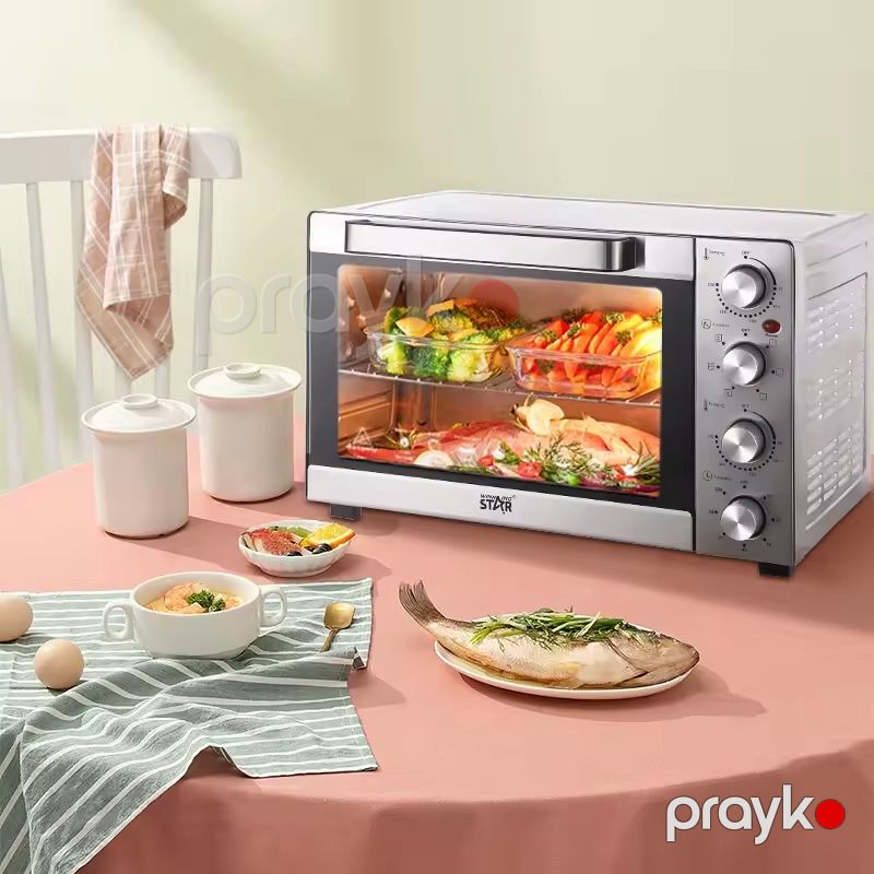 Wınnıng Star ST-9618 Çoxfunksiyalı Elektrikli Mətbəx Sobası Qril Çörək Pizza Hazırlamaq Üçün Soba 2400W — Soba və qrillər, Bakı (2)