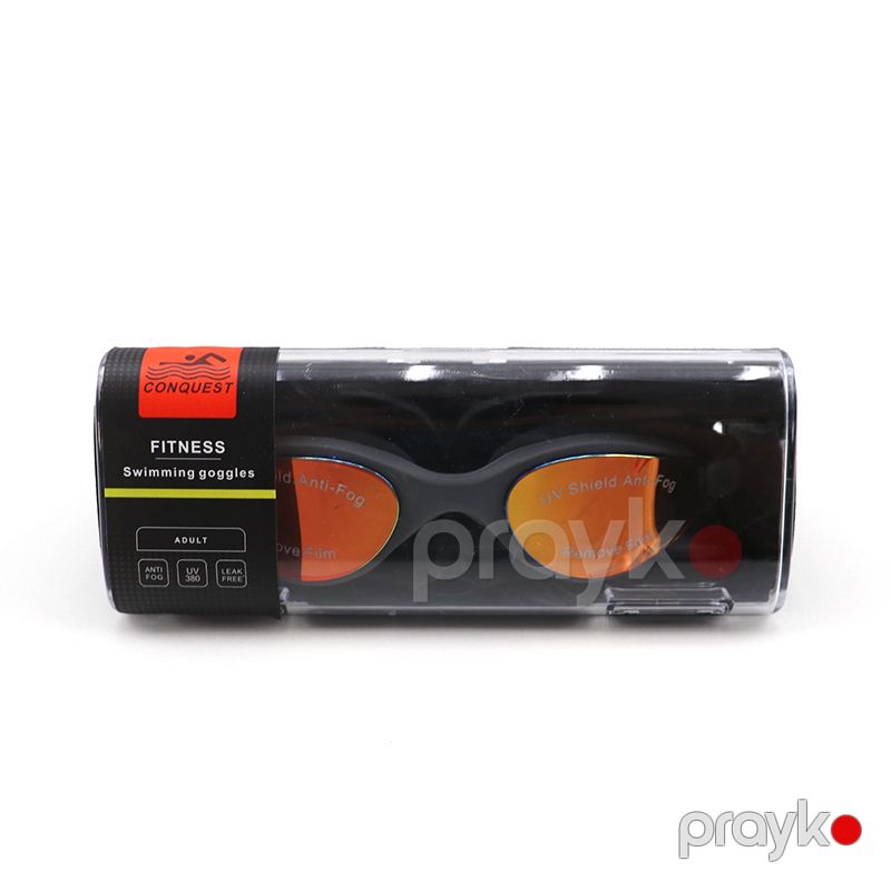 Conquest Anti Fog UV 380 Professional Üzgüçülük Eynəyi Duman Əleyhinə Ultra Yüngül Sızdırmaz Boz Üzgücülük Eynəyi — İdman, hobi, istirahət, Bakı (6)