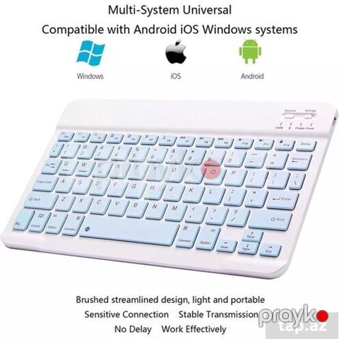 Ultra-Slim Bluetooth Keyboard Portable Mini Wireless Keyboard — Rufet Sahib Oglu