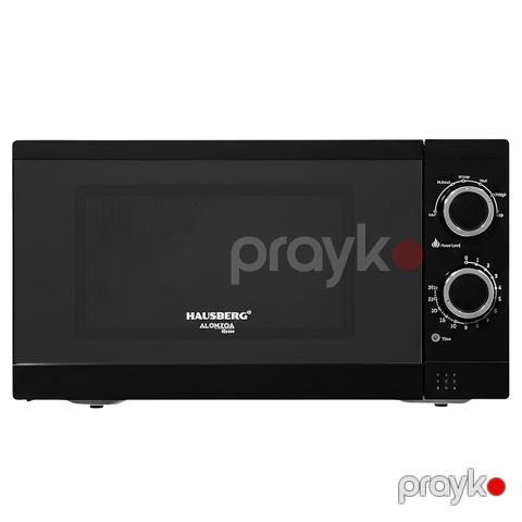 Hausberg HB8005NG Mikrodalğalı Soba 20lt Qara 700W Defrost Funksiyasına malik Mikrodalğalı Soba — Bakı