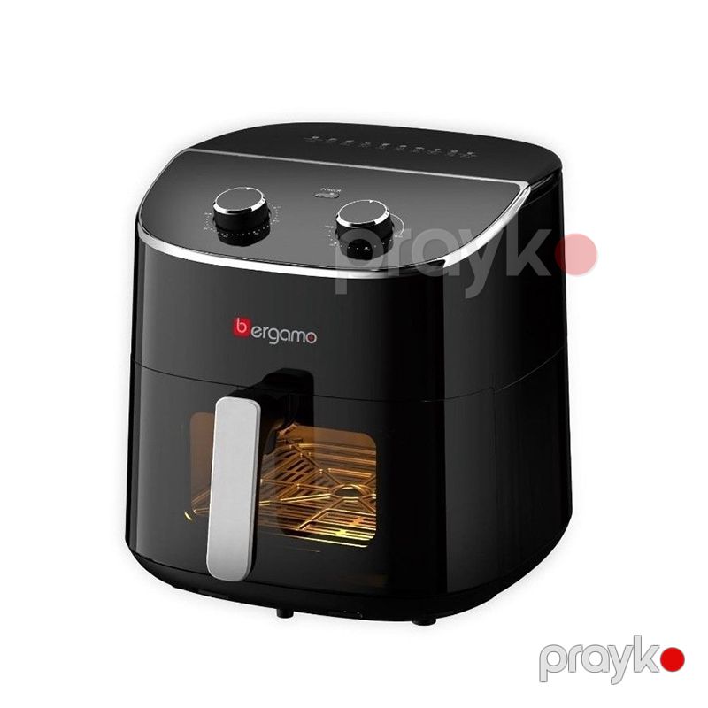 Aerofritür Bergamo 2000 Vt Gücündə Fritöz EH.640032 Çıxarılan Yağ Konteynerli Air Fryer — Ev texnikası, Bakı (3)