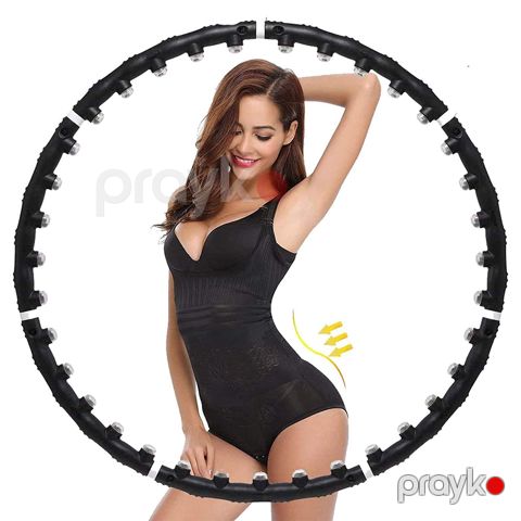 Ağırlıqlı Maqnetik Obruch Hula Hoop Fitness Aerobika Masaj Funksiyalı Obruch Cember — Bakı