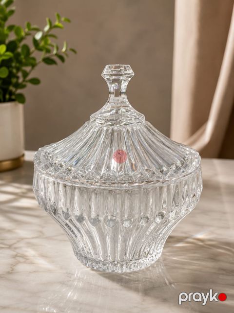 Şəkər qabı, 500 ml, Şüşə, Şəffaf — Bakı