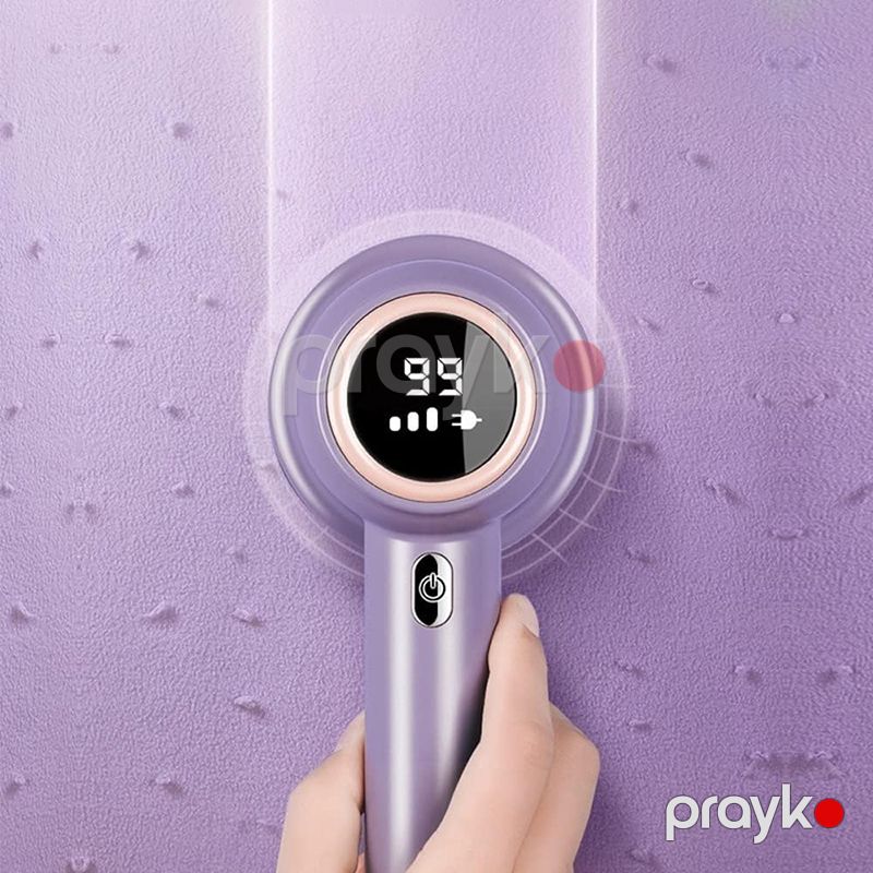 Elektrikli Tük Təmizləyici 3 Sürətli Rəqəmsal Lint Təmizləyici Çox yönlü LED Displeyə Sahib Geyim Xalça Lift Təmizləyici — Mallar, Bakı (5)