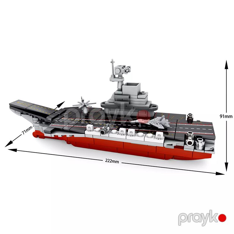 Konstruktor Hərbi Döyüş Gəmisi Pla.navy Lıaonıng Model SY1563 Plastik Bloklar 402 ədəd — Oyuncaqlar, Bakı (3)