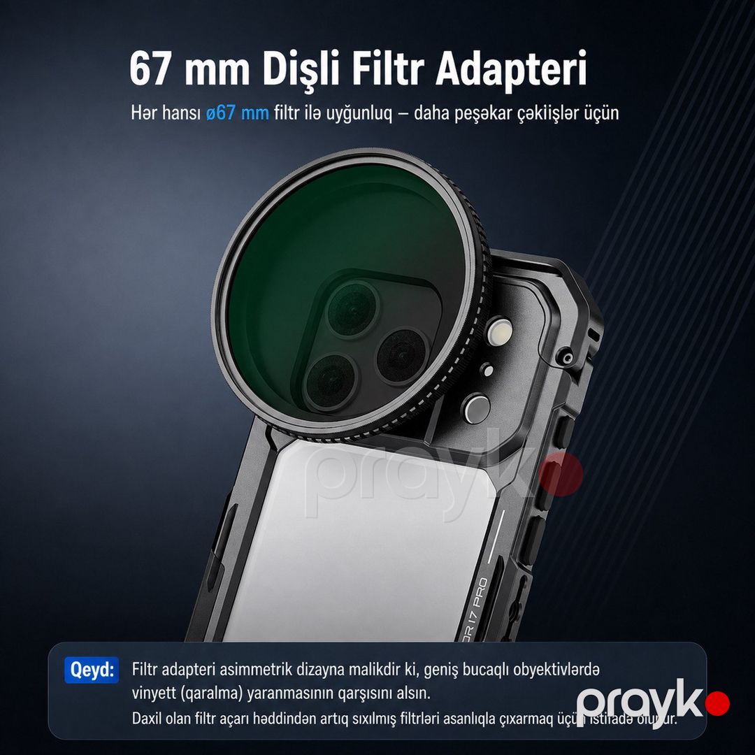 Apple iPhone 17 Pro üçün telefon qəfəsi Neewer PA143 — Smartfonlar, Bakı (3)
