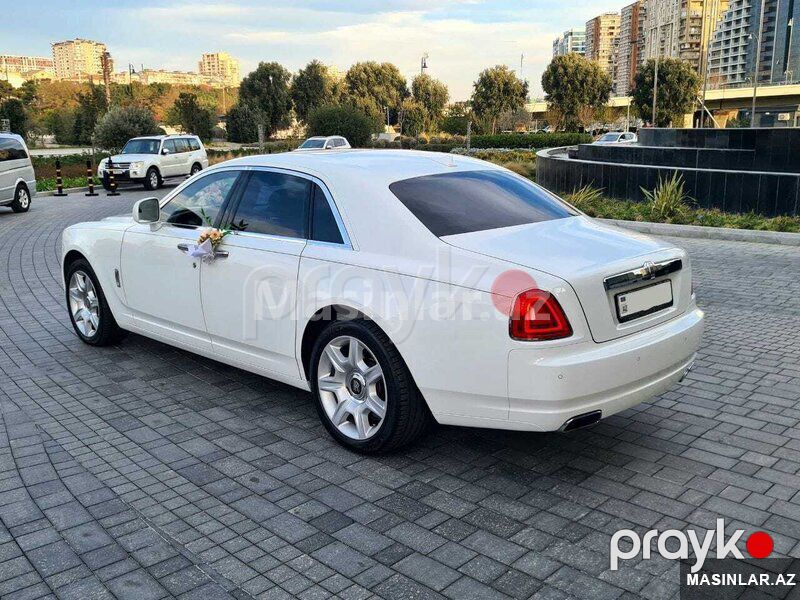 Rolls Royce rolls royce ghost white, 2016 il — Minik avtomobili icarəsi, Bakı (4)