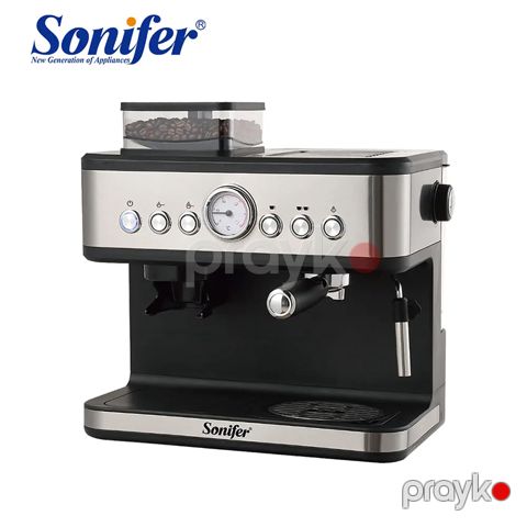 Sonıfer SF-3571 Çoxfunksiyalı Elektrikli Kofe Aparatı Qəhvə Maşını Kappuçino Espresso Kofe Hazırlayan Aparat 850 W — Bakı
