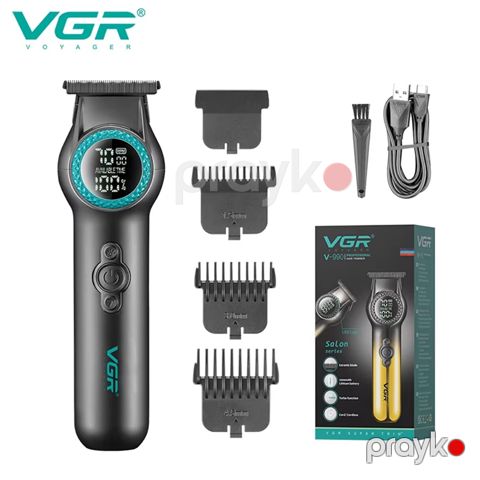VGR V-990 Professional Saç Kəsmə Maşını Elektrikli Saç Saqqal Təraş Maşını Trimmer — Bakı