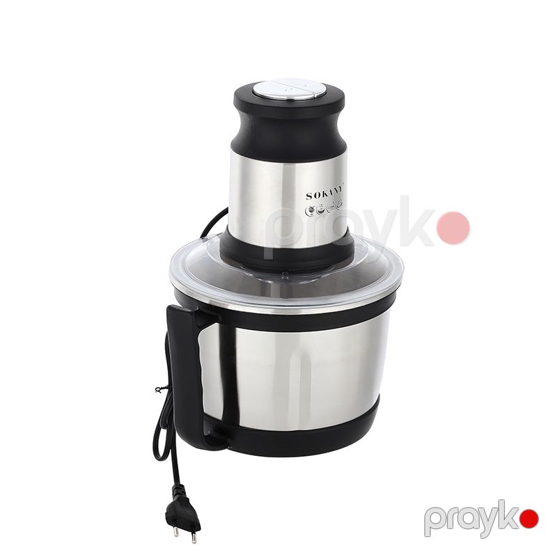 Sokany SK-7027 Çoxfunksiyalı Elektrikli Doğrayıcı Tərəvəz Ət Doğrayıcı İki Sürətli Doğrayıcı 800W — Blenderlər, xırdalayanlar və mikserlər, Bakı (4)