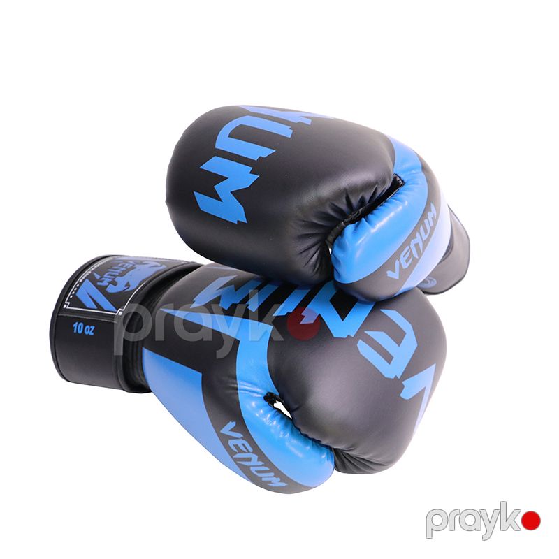 Venum Elite Professional Boks Əlcəyi Mavi Skintex Dəri Üzlüklü Venum MMA Əlcəyi Bilək Qoruyucu Venum — Geyim, ayakkabı, aksesuarlar, Bakı (2)