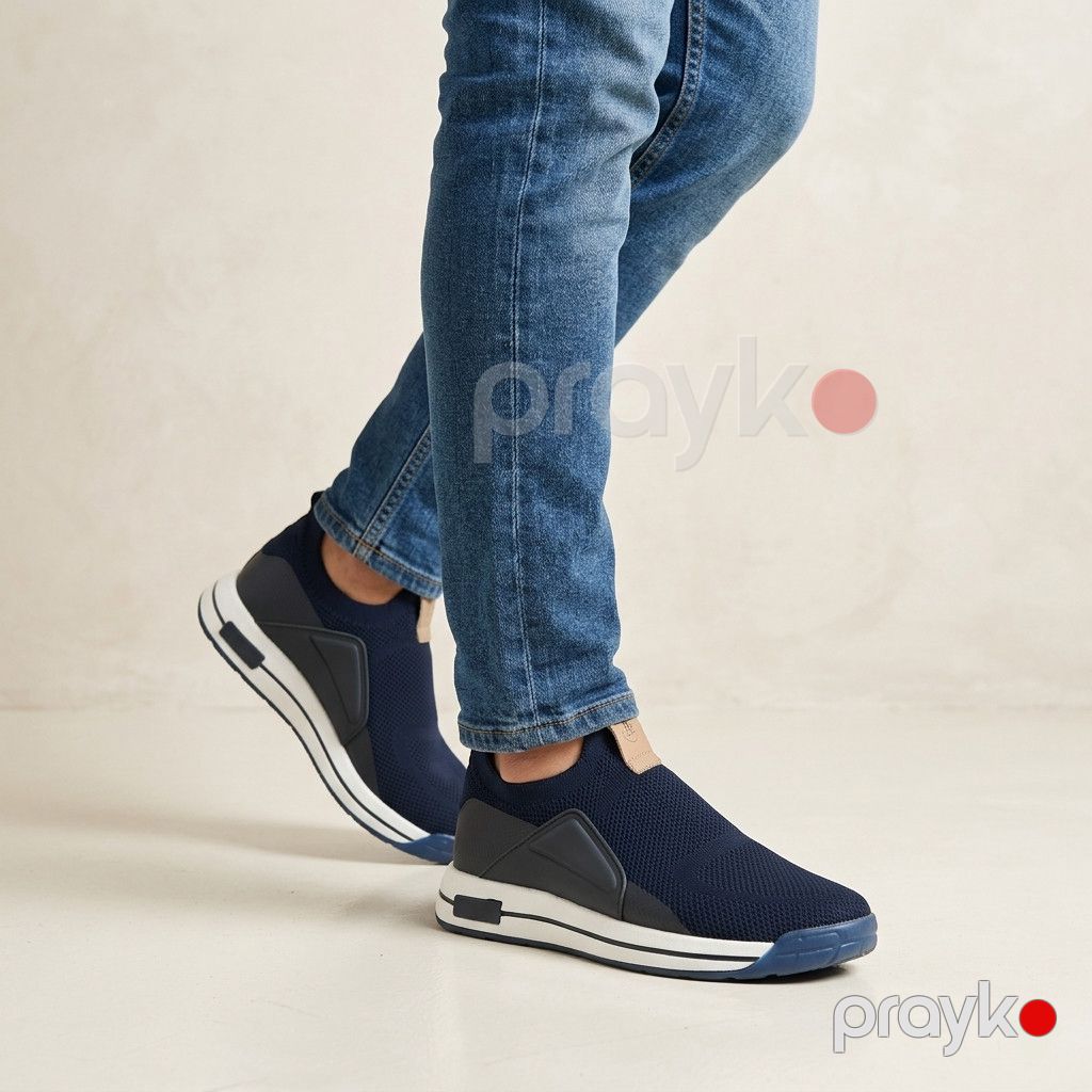 Krosovkalar kişilər üçün VZYN021, göy, tekstil, ölçü 40 — Mallar, Bakı (3)