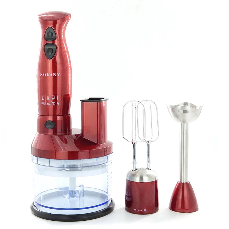 Sokany sk-5011-7 7-si 1-də elektrikli Əl blenderi 700w qida dəyirmanı yumurta çarpıçı blender dəsti — Ev texnikası, Bakı (2)