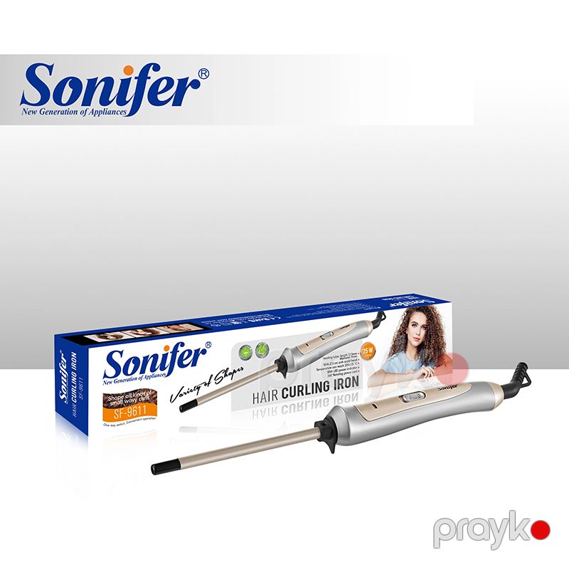 Sonifer SF-9611 Saç Burma Feni Qıvrım Saçlar Üçün Afro Buruq Ütü Feni Maşa — Fən, Bakı (5)