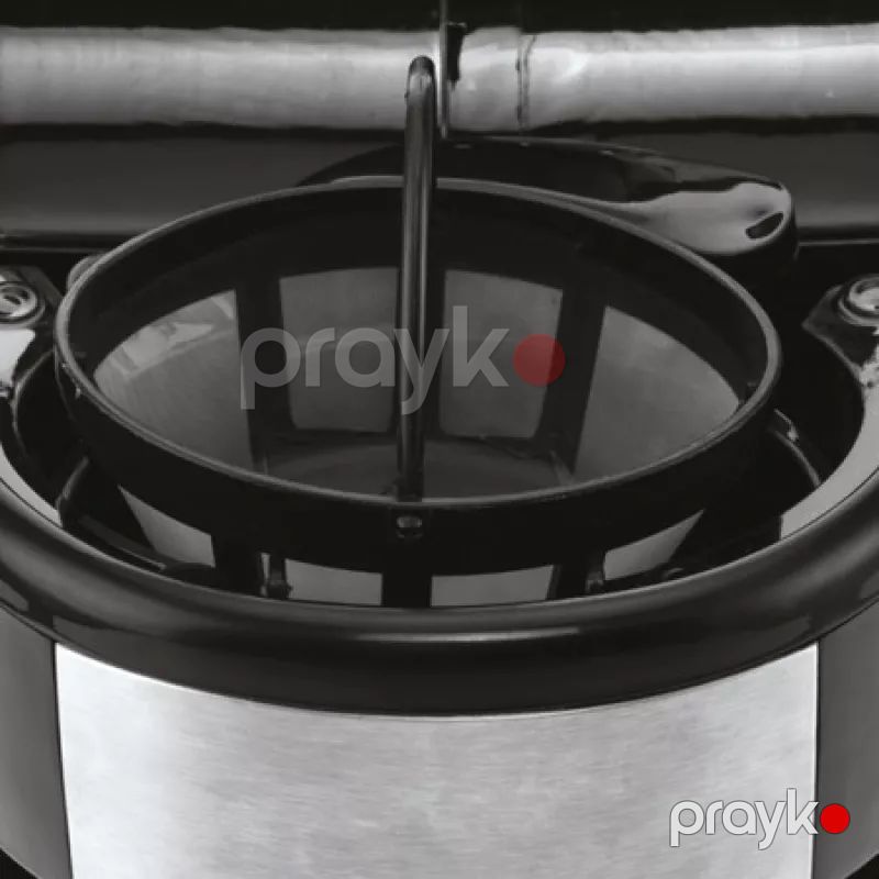 Goldmaster GM-7331 - Kofe Maşını 450W Güc Damcılı Plastik və Paslanmayan Polad Material — Digər mətbəx texnikası, Bakı (6)