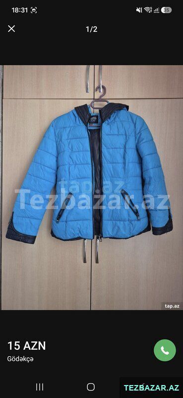 10-15 yaw qizlara kurtka — Geyim, ayakkabı, aksesuarlar, Bakı (2)
