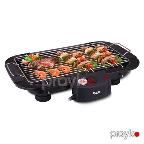Elektrikli Qril RAF Tüstüsüz Barbekü Maşını 2000W Gücə Məxsus Qapalı manqal R.5301 220V Temperatur Nəzarəti Elektrikli Manqal — Bakı