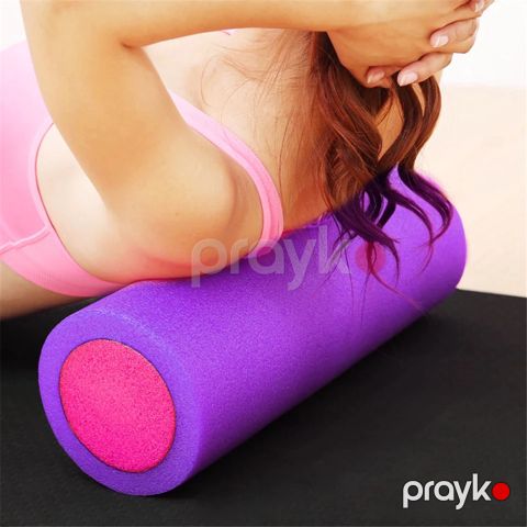 Yoga Masaj Silindiri Bel üçün Yüksək Sıxlıqlı Köpük Masaj Silindiri — Bakı