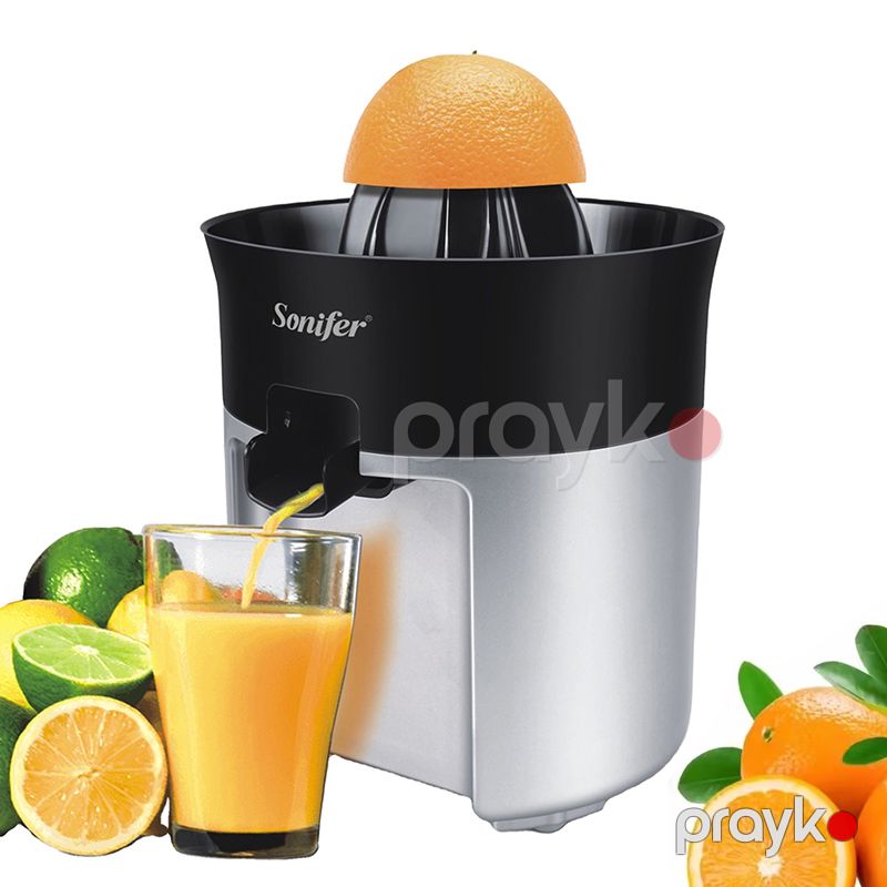 Sonifer SF-5517 Elektrik Portağal və Sitrus Şirəsi Sıxan 30W, Qara Şirəçəkən Sonifer SF-5517 — Digər mətbəx texnikası, Bakı (2)