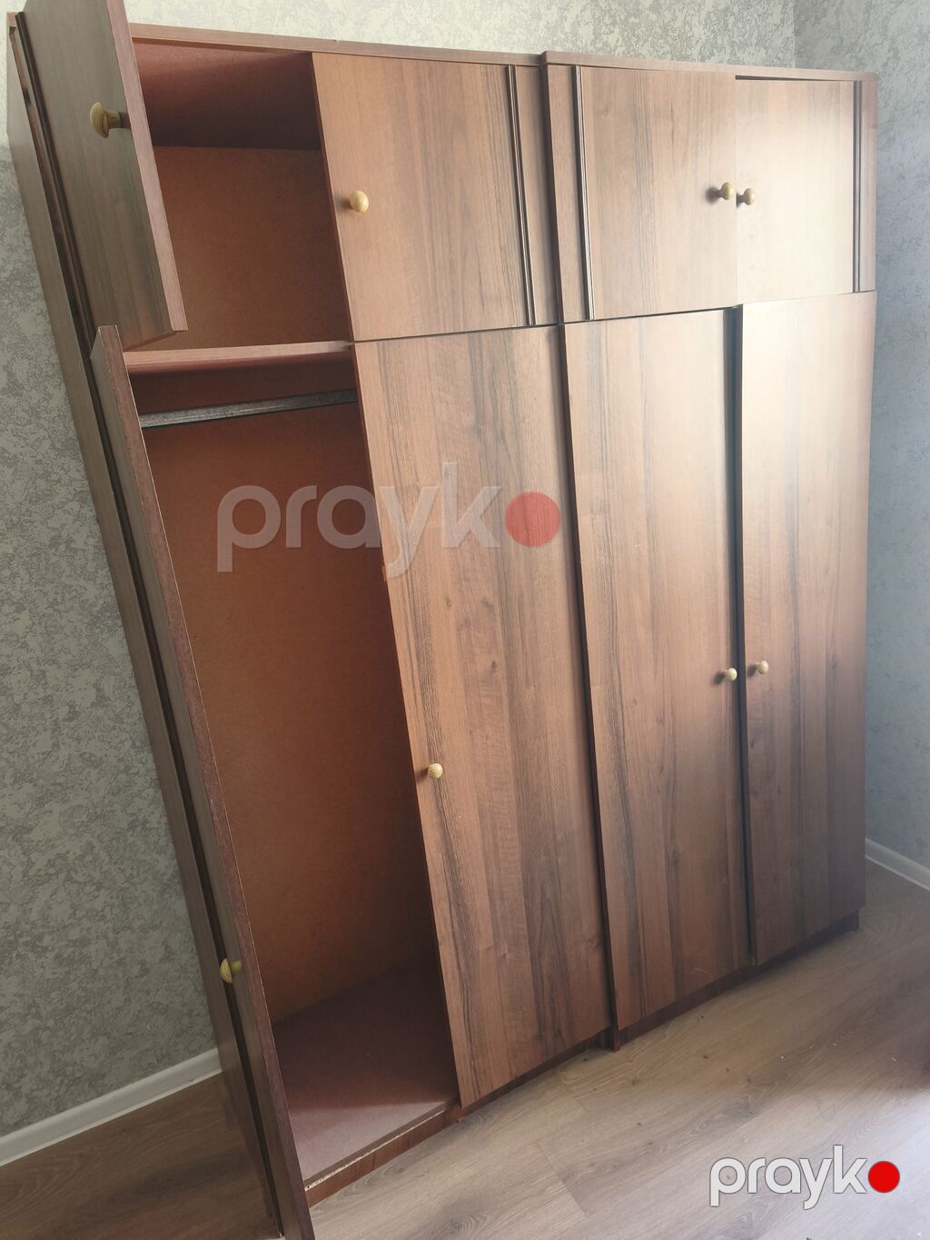 Geniş həcmli 4 qapılı şkaf dəsti - Material: laminat/MDF lövhə — Şkaflar, Bakı (3)