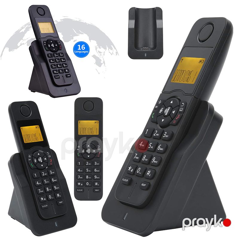 LCD Displeyli Simsiz Telefon ECO Texnologiyasına Sahib Telefon Caks Yazili Stasionar Ev Ofis Telefonu — Telefonlar və qadjetlər, Bakı (6)
