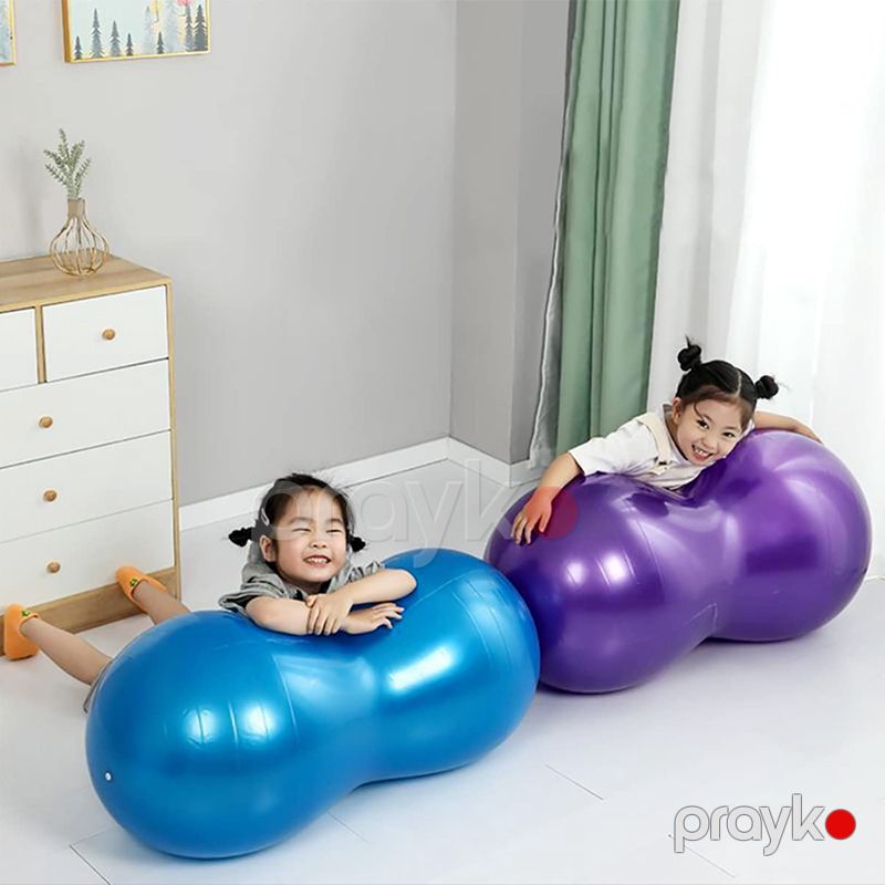 Yeni Oval Formada Yüksək Davamlı DRB Pilates Topu Fıstıq 75 sm Yoga Plates Topu Dəsti — Fitness və yoqa, Bakı (3)