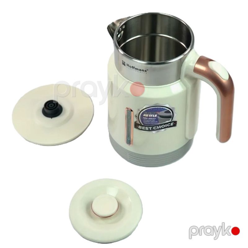 Hoffmans HM-2547 - Elektrik Çaydan, 2.5 Litr Tutumlu, 1800W Güc, Paslanmayan Polad — Elektrik çaydanları və termoslar, Bakı (3)