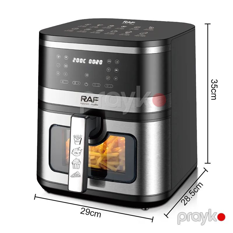 RAF R.5263 Çoxfunksiyalı Elektrikli Qızardıcı Hava Fritöz Airfryer 1700W — Digər mətbəx texnikası, Bakı (5)
