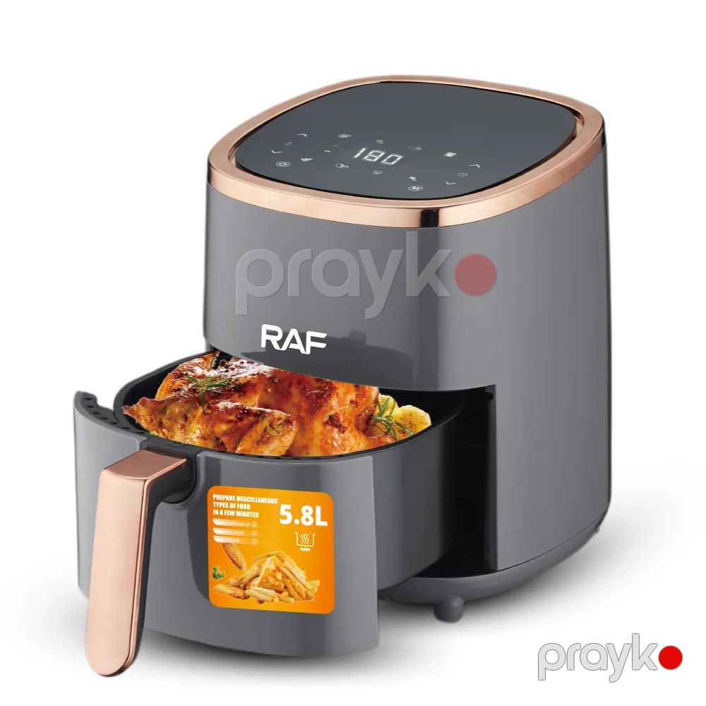 Böyük Tutumlu RAF Hava Fritözü 5.8L Funksional Yapışmaz Səth 1200W Gücündə — Digər mətbəx texnikası, Bakı (6)