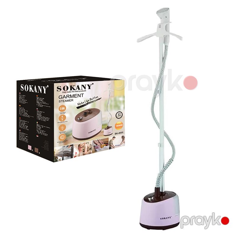 Sokany SK-4005 Geyim Buxarlandırıcısı Su Tutumu 2.0L Elektrik Nasosu 2.0Bar 1800W Buxarlı Ütü — Ev texnikası, Bakı (2)