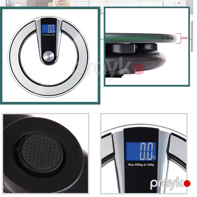 HYD HYD-B328 Elektron Tərəzi Led Displeyli Tərəzi Şüşə Platforma Elektron Tərəzi — Tərəzi, Bakı (2)