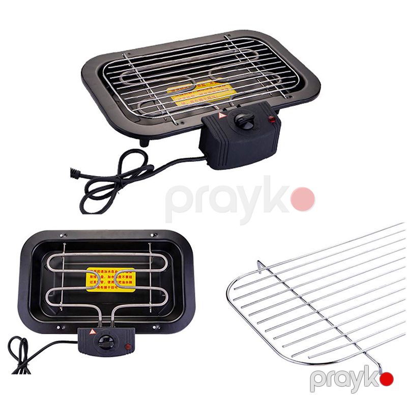 Sokany Elektrikli Qril Tüstüsüz Barbekü Maşını 5 Səviyyəli Temperatur Nəzarəti 2000W Elektrikli Manqal Qapalı Barbekü Masası — Soba və qrillər, Bakı (7)