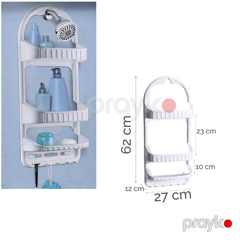Hamam Üçün Saxlama Rəfi Çox Pilləli Saxlama Rəfi Organizer 3 Qatlı Plastik Saxlama Səbəti Rəngli Duş Kadikasi Plastik Asma Rəf — Mallar, Bakı (8)