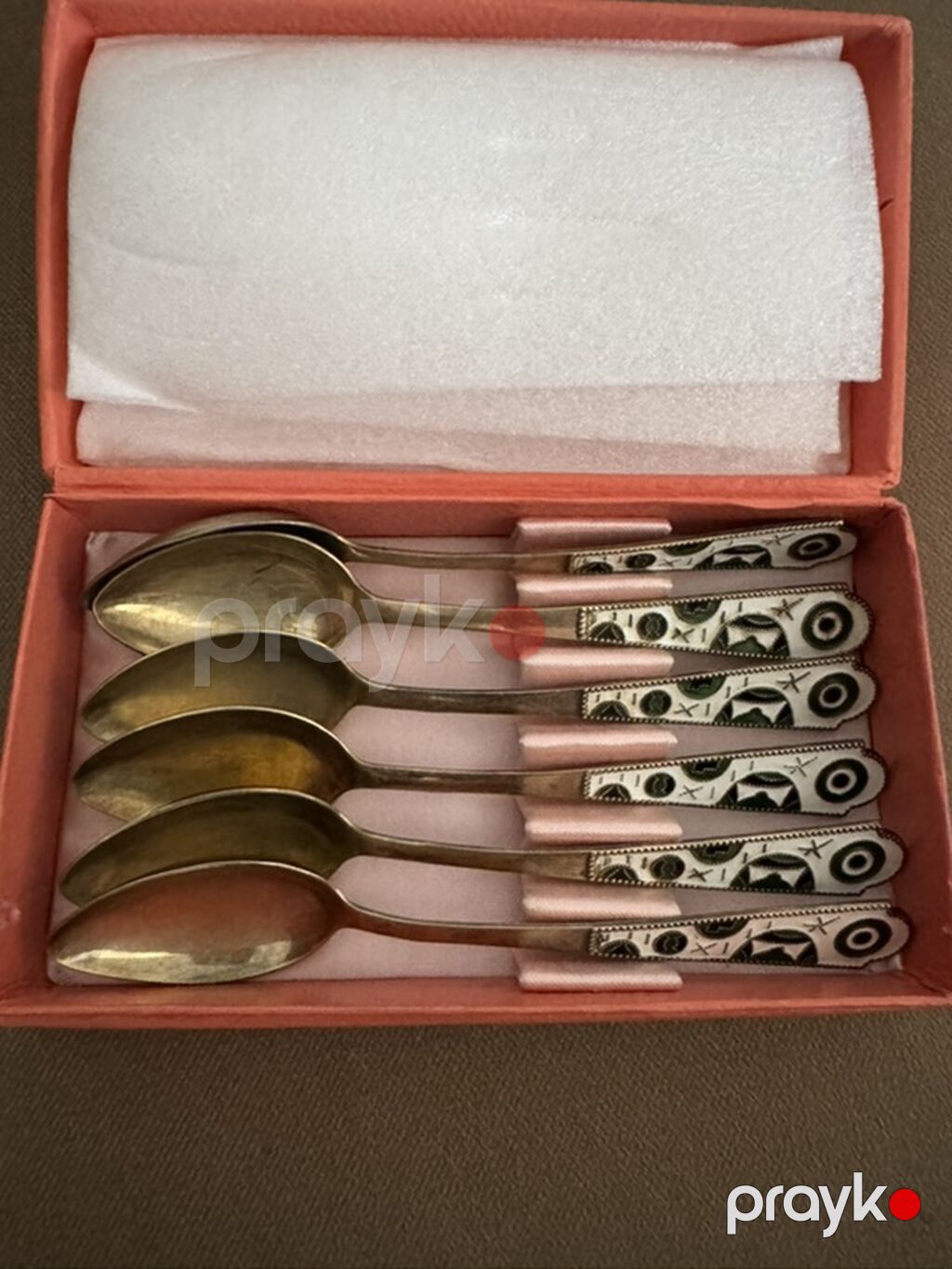 6 ədəd çay qaşığı dəsti - Material: metaldan hazırlanmış, sap — Qaşıq, çəngəl, bıçaq, Digah (2)