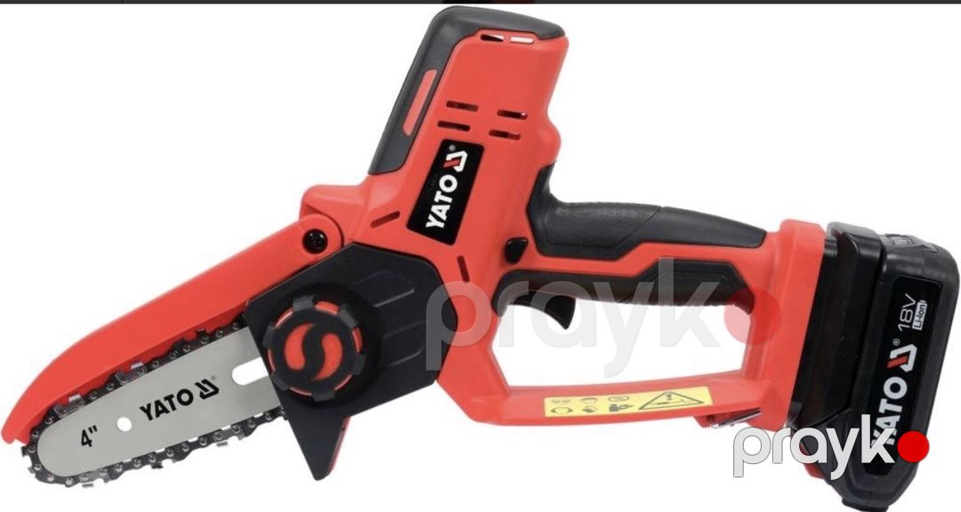 Akkumulyatorlu zəncirli mişar Yato YT-828135, 18 V, 36 Wh, Bağ üçün/Ev üçün/Tikinti işləri üçün — Mallar, Bakı (2)