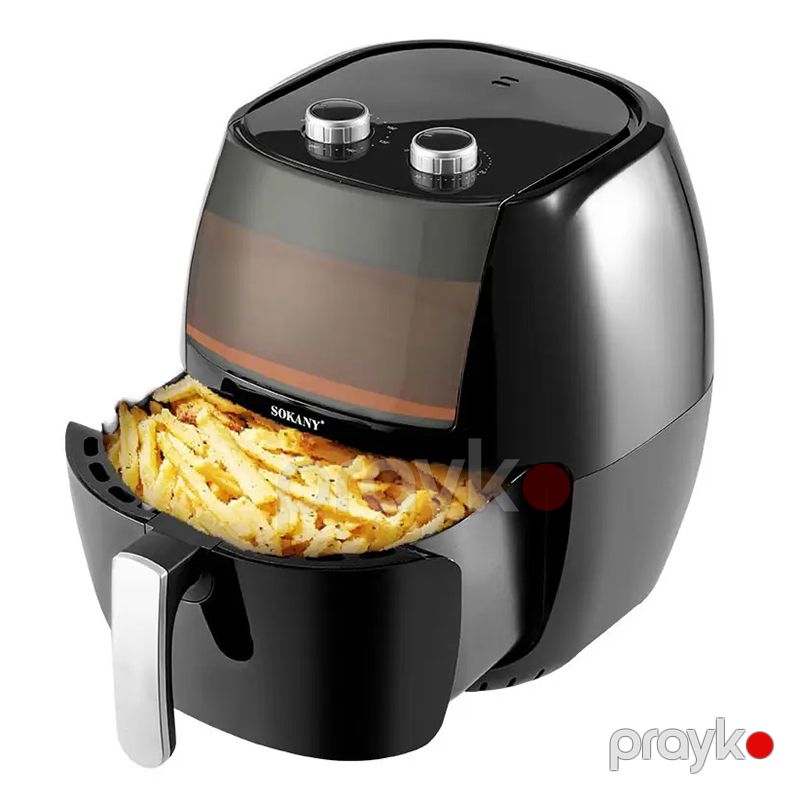 Yüksək Keyfiyyətli Sokany Elektrikli Rəqəmsal Hava Fritözü 1800W Gücündə Peşəkar Ari Fritöz Mexanic Timer 8L — Digər mətbəx texnikası, Bakı (2)