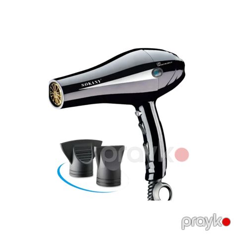 Sokany SK-8898 Çoxfunksiyalı Elektrikli Saç Feni Saç Şəkilləndirici Fen Hava Feni 2200W — Bakı