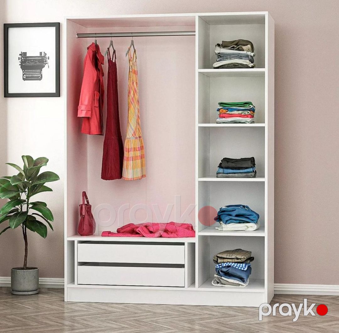Şkaf Elegant Wood ZARR0003, laminat, 210х52х135 sm — Şkaflar, Bakı (3)