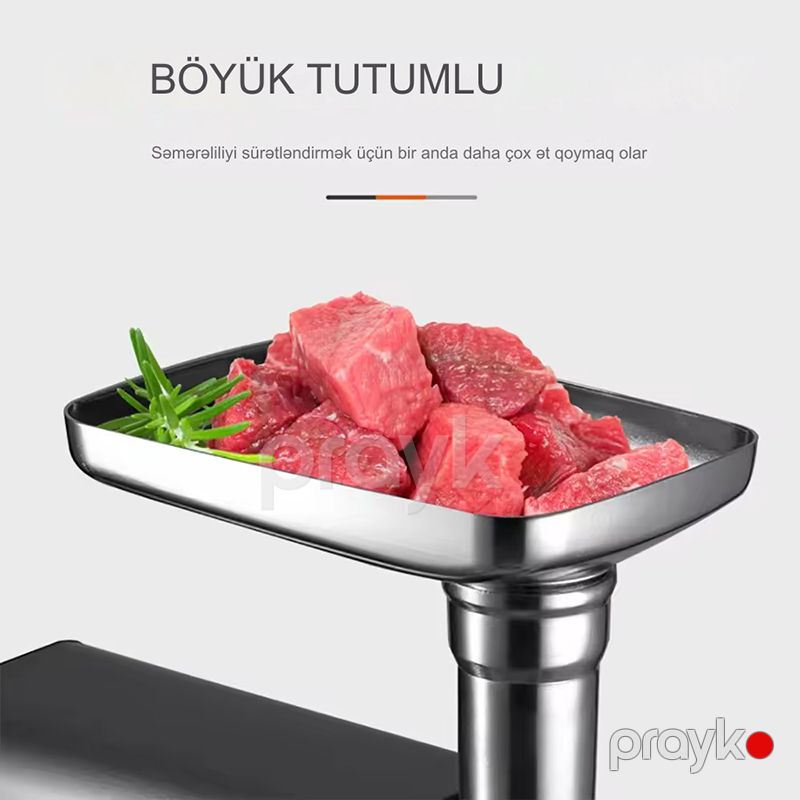 Sonifer SF-5015 Yüksək Keyfiyyətli Elektrikli Ətçəkən Maşın Yüksək Güclü 3000W — Digər mətbəx texnikası, Bakı (2)