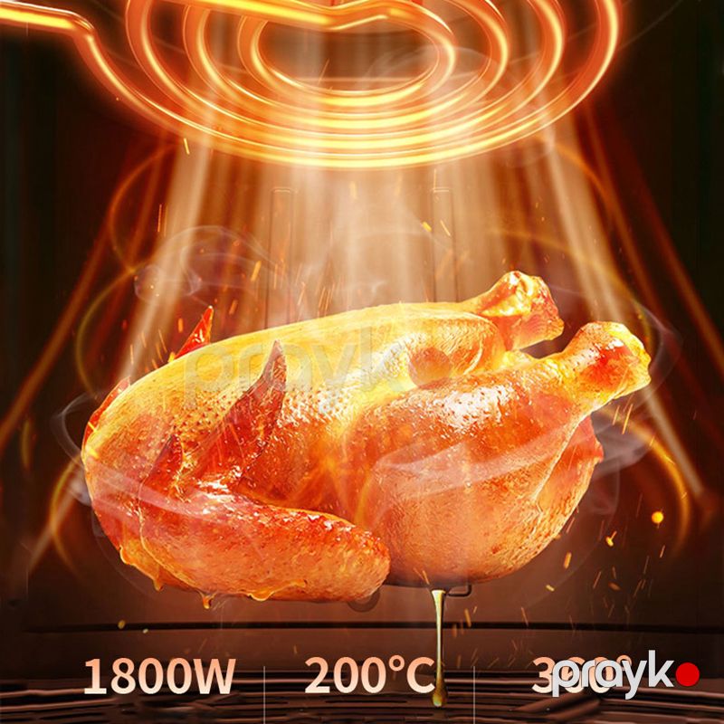 Sokany Elektrikli Peşəkar Air Fryer Blue 1800W Gücündə Professional İkiqat Paslanmaz Polad 8L Fritöz — Digər mətbəx texnikası, Bakı (8)