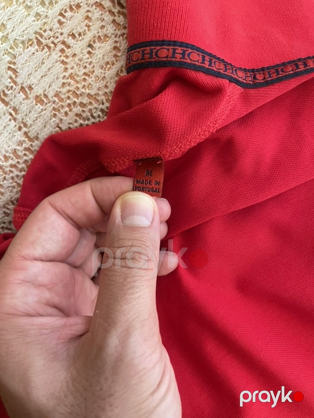 Polo köynək, M, rəng - Qırmızı — Futbolka və polo, Bakı (4)